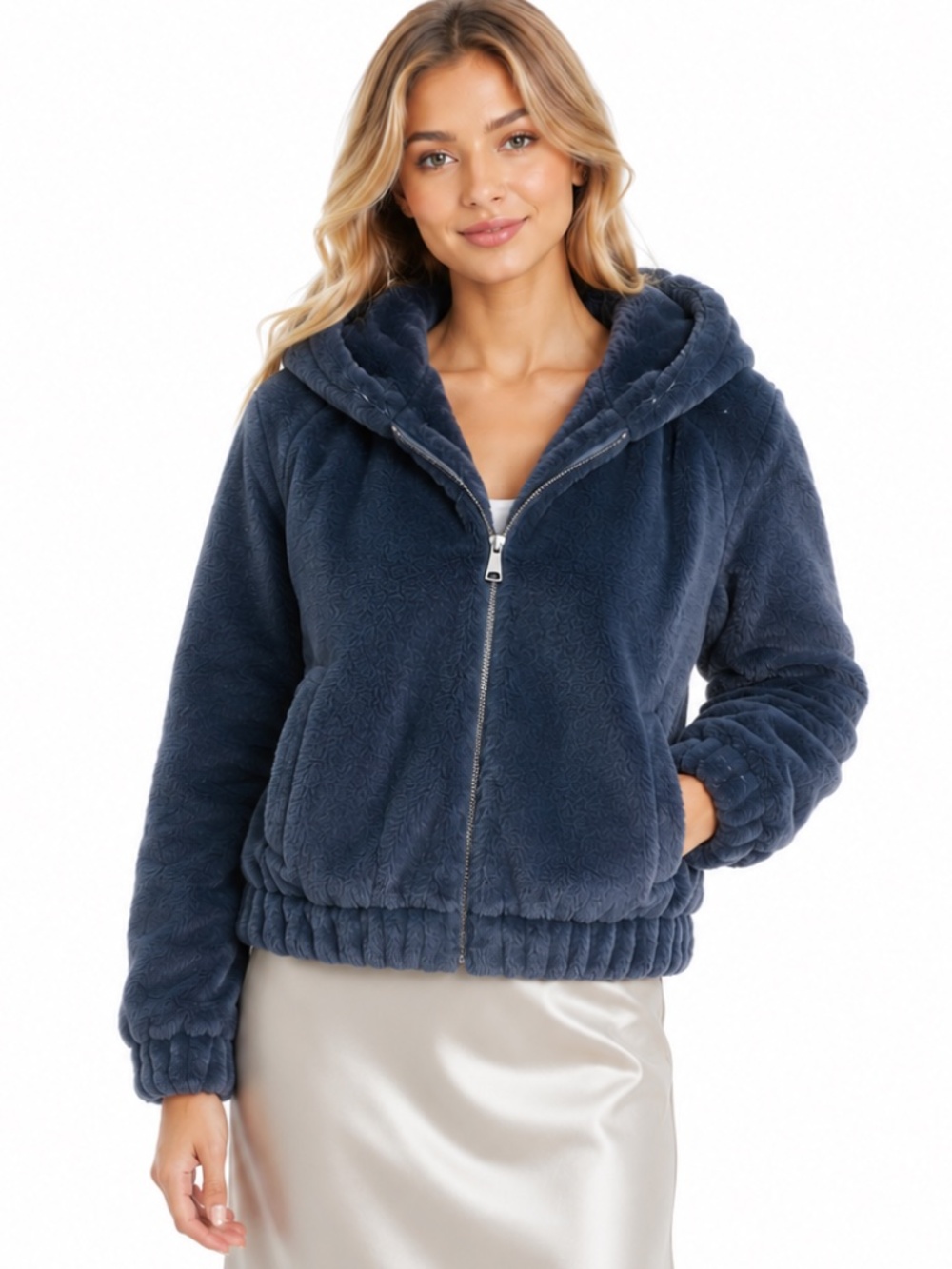 Avec‎ Les Filles - Faux Fur Teddy Bear Jacket